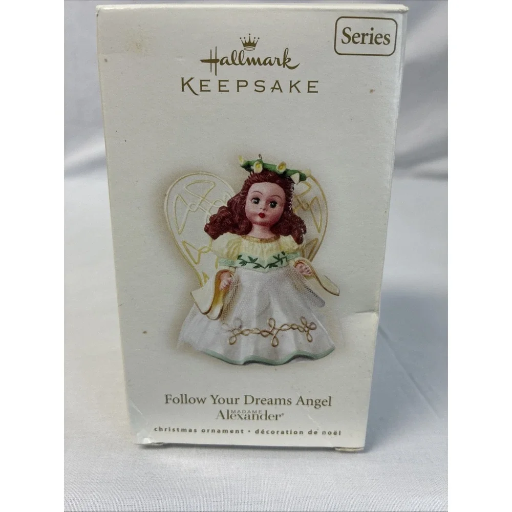 Hallmark Keepsake Madame Alexander Ornaments 2008 QX8325 2009 QX2874 Set of 2